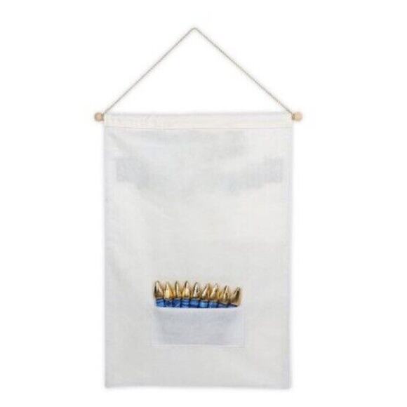 Hanging Fabric Menorah and Candle Set Kids Members Mark Judaism Hanukkah NEW - Picture 8 of 9